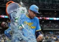 Milwaukee Brewers’ Insane 2025 Season: A Historic Run to the Top 14 Milwaukee Brewers Blake Perkins showered after walkoff