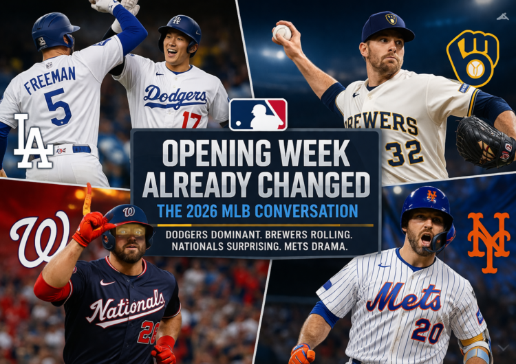 First Few Games of the 2026 MLB Season Already Delivered Chaos, Statement Wins, and Early Surprises 1 2026 Opening Weekend MLB